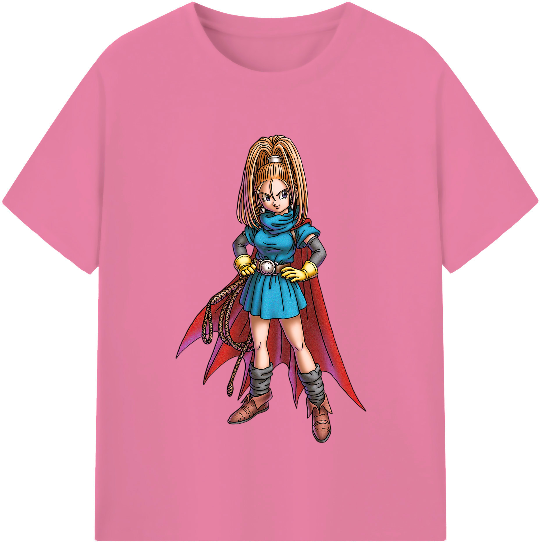（画像用） ドラゴンクエスト Doragon Kuesuto Dragon Quest 綿100％半袖Tシャツ（フロントプリント）